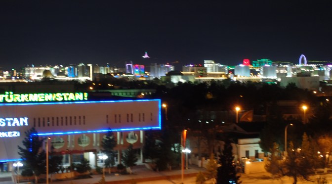 The time of The Stans has finally arrived – or has it? Your heroines take their first pounding: Gatwick, UK to Ashgabat, Turkmenistan.